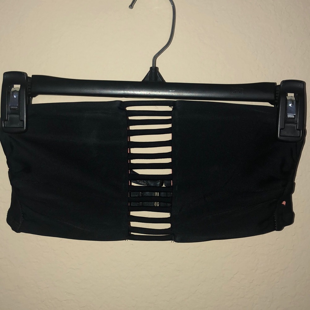 Black Xhiliration Bikini Top